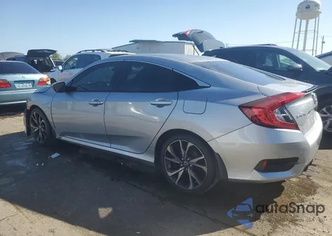 2019 Honda Civic Sport из США, поврежденный, VIN 2HGFC2F83KH598613